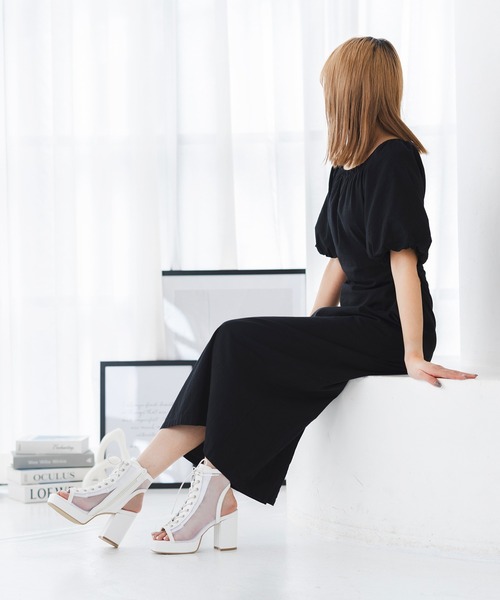 「attagirl」 ヒールサンダル M ブラック系その他2 レディース_画像3