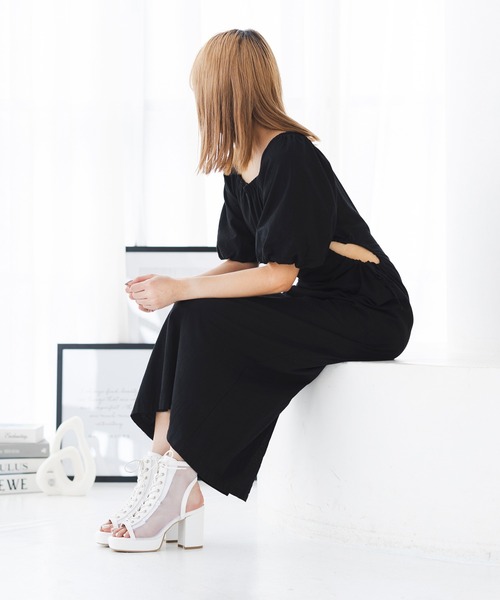 「attagirl」 ヒールサンダル M ブラック系その他2 レディース_画像4