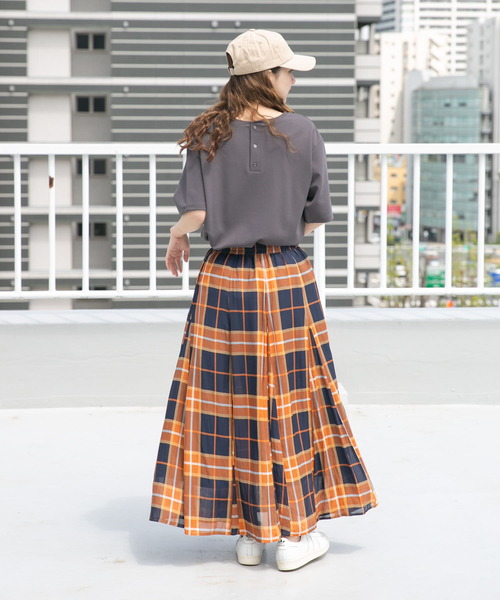 「ITEMS URBANRESEARCH」 フレアスカート FREE ブラウン レディース_画像6