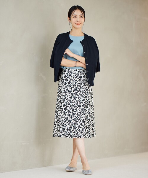 「J.PRESS」 7分袖カットソー LARGE ピンク レディース_画像5