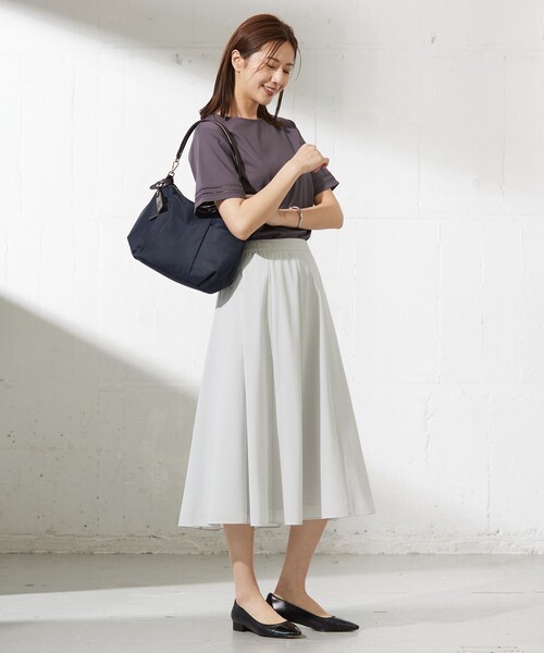 「J.PRESS」 7分袖カットソー LARGE ピンク レディース_画像7