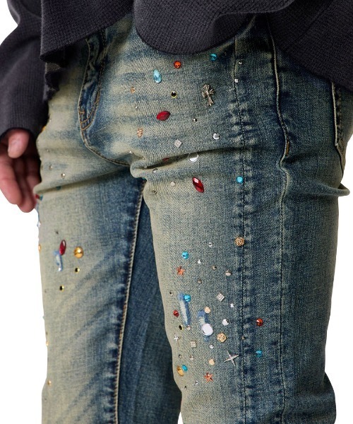mnml（ミニマル） ジーンズ 「mnml」SKINNY CRYSTAL DENIM 「I」 / 2