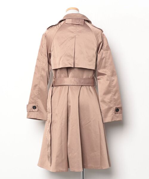 「RUIRUE BOUTIQUE」 トレンチコート L ベージュ レディース_画像2