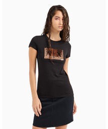 関税込 A/X ARMANI EXCHANGE クルーネック Tシャツドレス オンラインストア限定】 ARMANI EXCHANGE (アルマーニ