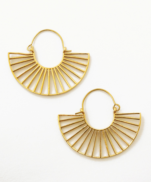 ピアス 「Brass ACC」Brassデザインピアス(OG) レディースの画像