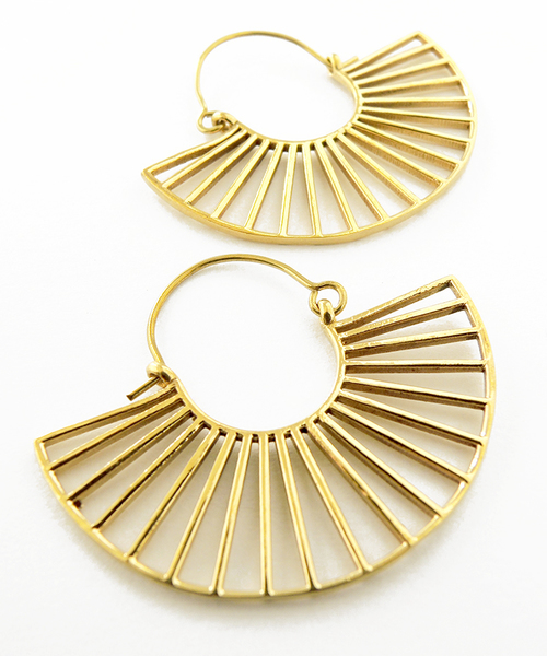 ピアス 「Brass ACC」Brassデザインピアス(OG) レディースの画像