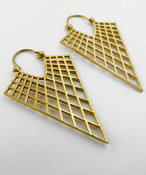 ピアス 「Brass ACC」Brassデザインピアス(OG) レディースの画像