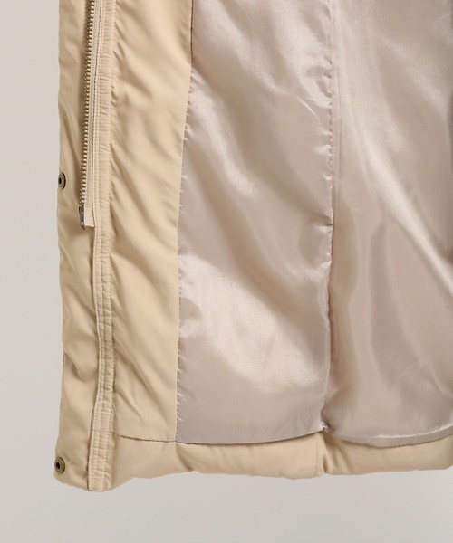 ダウン ダウンジャケット 【撥水加工】2WAY フーデットダウンコート 撥水加工 2WAY