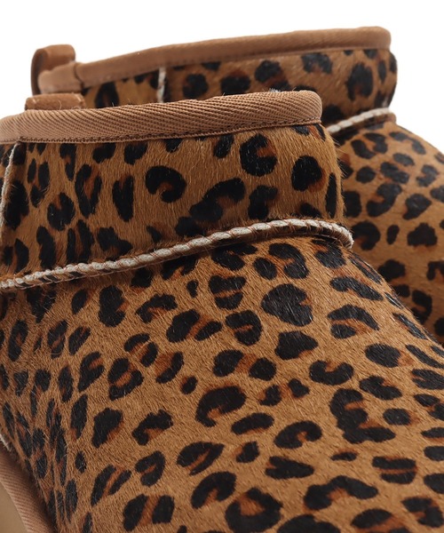 限定SALE，大人気 ブーツ UGG Classic Ultra Mini Leopard アグ