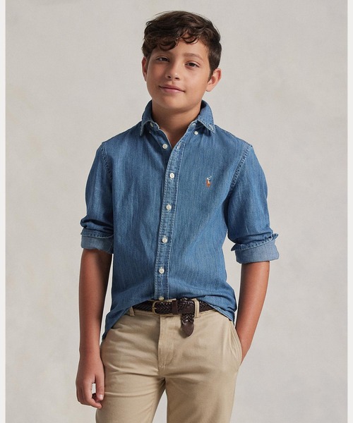 Polo Ralph Lauren Childrenswear ブラウス シャツ コットン デニム