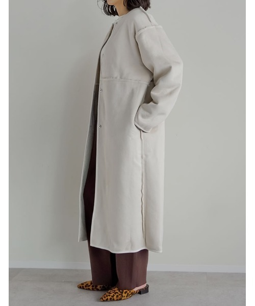 Re:EDIT（リエディ） ムートンコート ボアコート 「低身長サイズ有