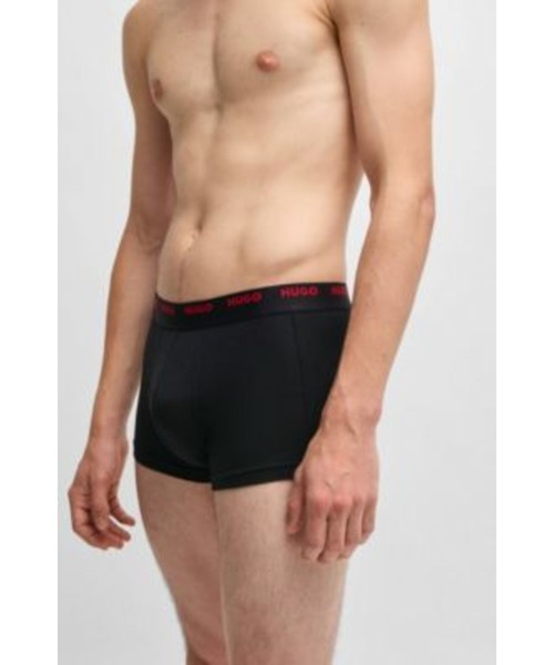 HUGO ボクサーパンツ 5パック ロゴウエストバンド ストレッチ