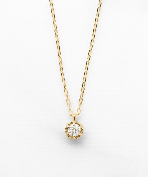 TOCCA トッカ　K10YG ゴールドダイヤモンドネックレス TOCCA ネックレス FLORA K10 DIAMOND NECKLACE ダイヤモンド