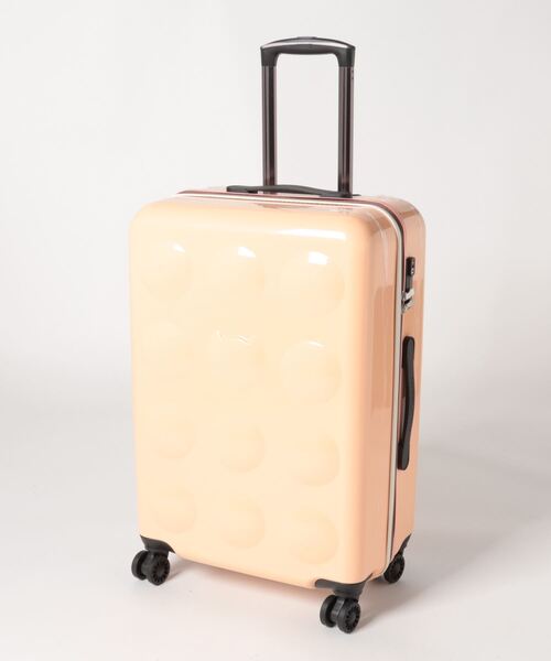 新品ツモリチサトスーツケース 58L 新ネコドットキャリーピンクベージュ3-5泊 新ネコドットキャリー キャリーバッグ キャリーケース 【 海外