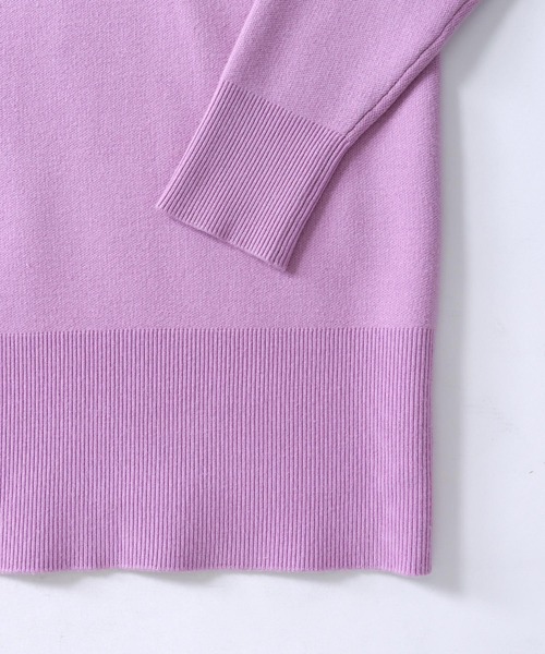 ニット セーター double jacquard Yneck pull(ダブルジャガードＹネックプルオーバー) レディース DRESSLAVE ニット セーター double jacquard Yneck pull(ダブル
