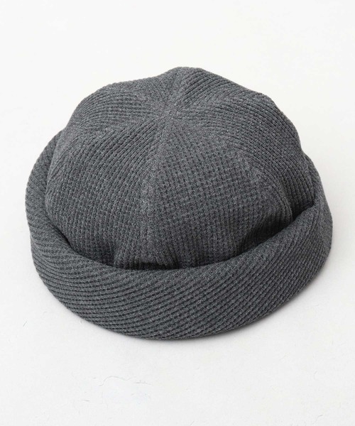 Mr.COVER キャップ 帽子 日本製 ワッフル サーマル ロールキャップ