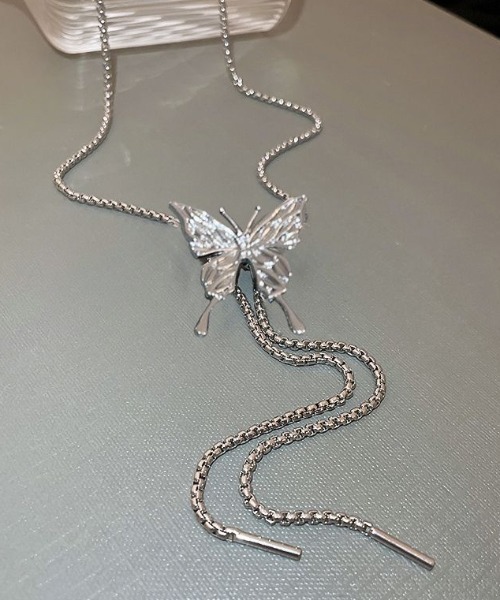 ネックレス ANTIQUE BUTTERFLY PENDANT NECKLACE レディース