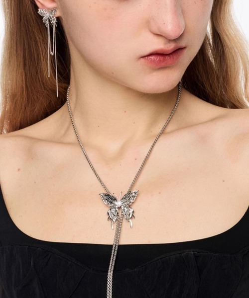 【kindababy】black swa butterfly necklace〜ネックレス V-563874104_0_400.jpg?pristine