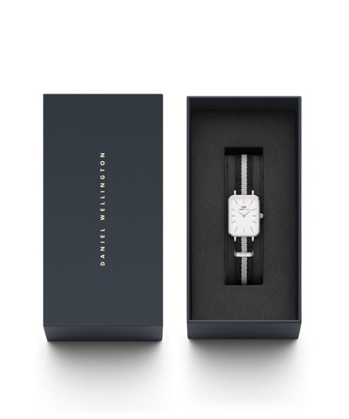 Daniel Wellington 腕時計 Quadro 20x26 シルバー チャコール