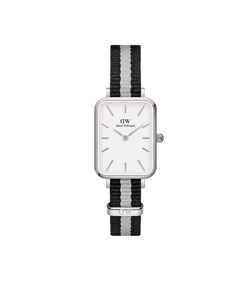 Daniel Wellington 腕時計 Quadro 20x26 シルバー チャコール