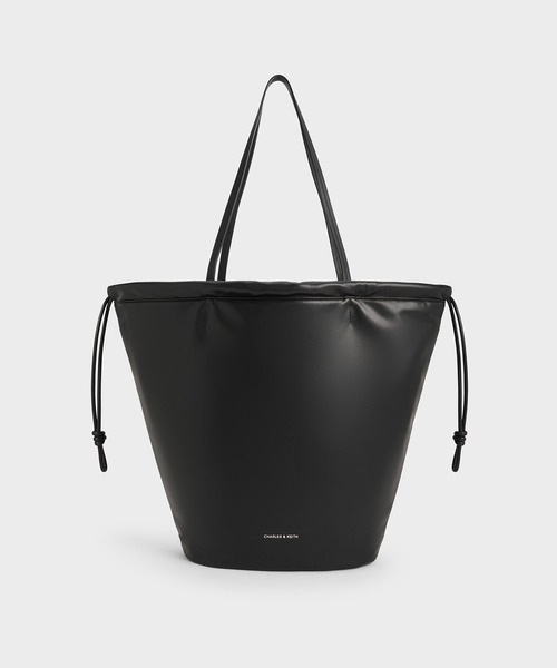 リリアナエトロトートショルダーバック CHARLES ＆ KEITH トートバッグ Siana シアナ ルーシュドドロウ