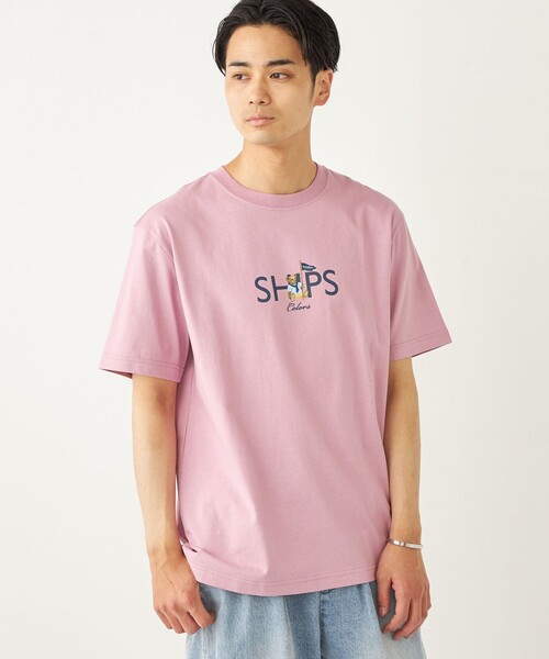 tシャツ Tシャツ メンズ SHIPS Colors:TeddyBear(R) プリント ＆ ステッチ TEE｜zozo｜11