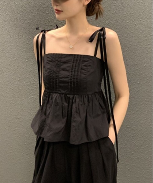⭐︎ ミィ♡クローゼット⭐︎マイラン美品　キャミソール　フリル　ブラウスシャツ ⭐︎ ミィ♡クローゼット様専用⭐︎マイラン美品 キャミソール