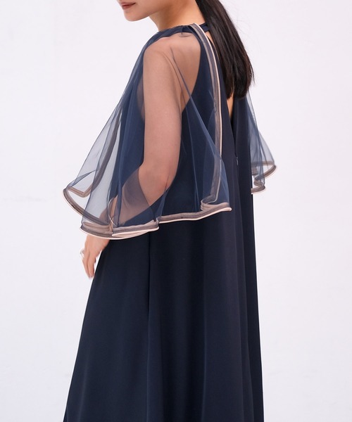 AKTE（アクテ） ワンピース ケープロングドレス : ZOZOTOWN Yahoo!店