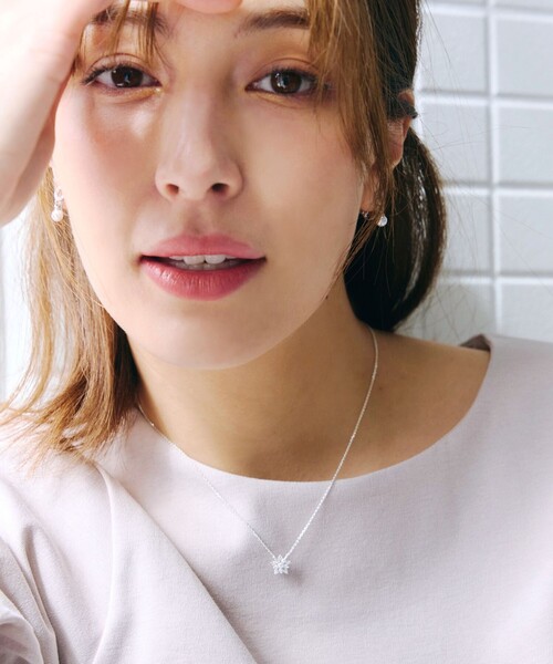 Tiaclasse ネックレス 「安田美沙子さん着用」シルバータイニー