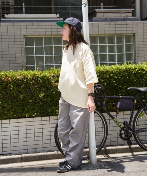 NO NEED（ノーニード） ワイドパンツ パンツ カラーナイロン イージー