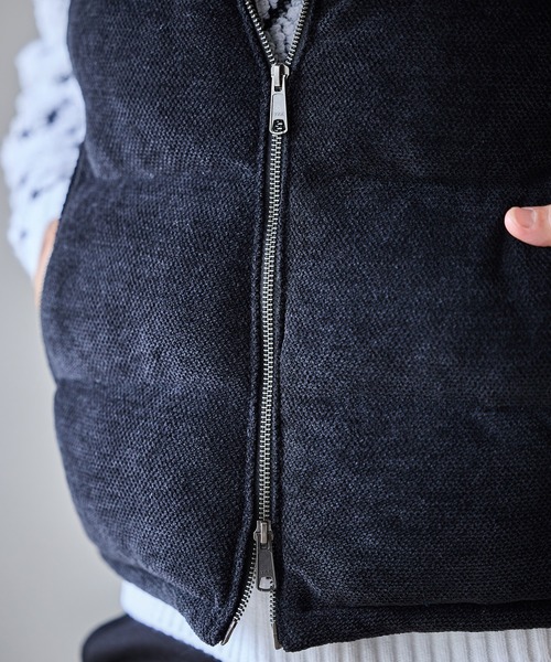 RATTLE TRAP（ラトルトラップ） ダウンベスト ベスト ドビーシェニール