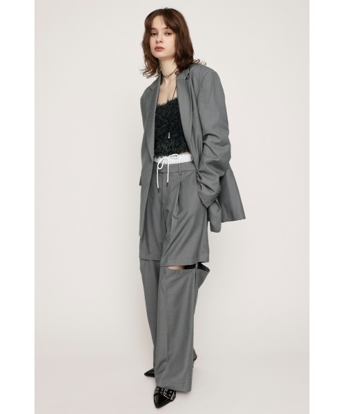 SLY（スライ） スラックス パンツ UNDERWEAR MANNISH CUTOUT PT