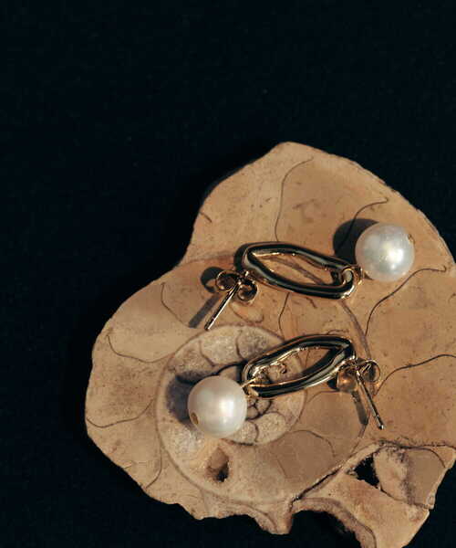 SMELLY ピアス so' pearl drop pierce レディース : ZOZOTOWN