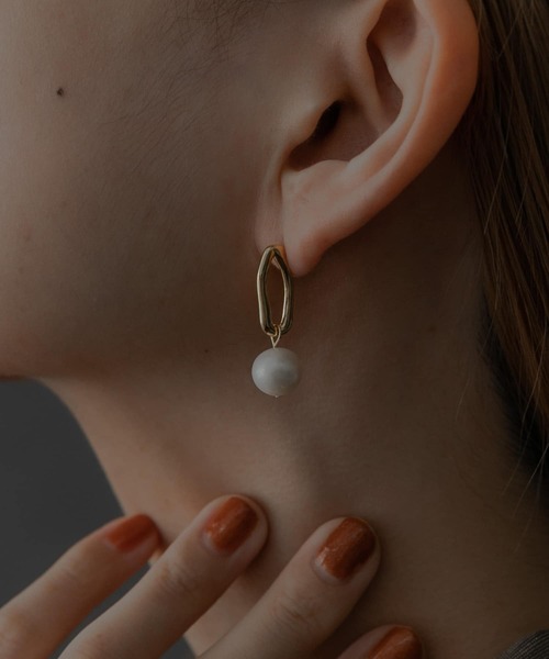 【新品未使用】SMELLY so’　pearl drop pierce ピアス SMELLY so' pearl drop pierce レディース