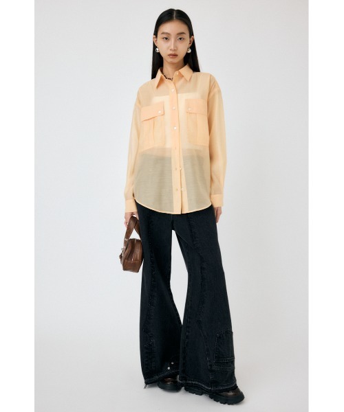 パンツ MOUSSY 2WAY REMAKE BAGGY MOUSSY（マウジー）の「2WAY REMAKE BAGGY（デニムパンツ）」 - WEAR
