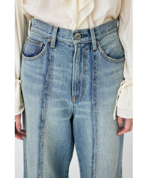 MOUSSY ジーンズ デニム デニムパンツ UPSIDE DOWN REMAKE BAGGY