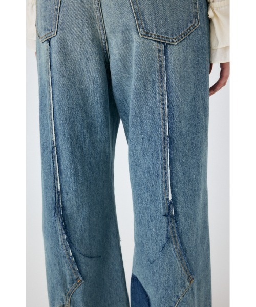 パンツ MOUSSY 2WAY REMAKE BAGGY MOUSSY（マウジー）の「2WAY REMAKE BAGGY（デニムパンツ）」 - WEAR