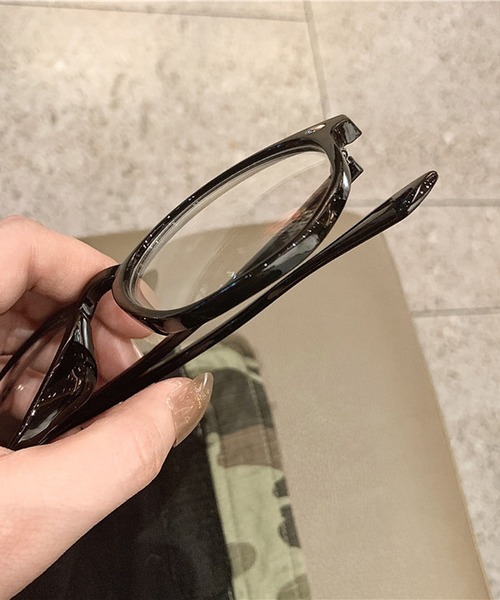 HALEY PESCA 伊達メガネ メガネ 眼鏡 PESCA/シンプル ウェリントン型