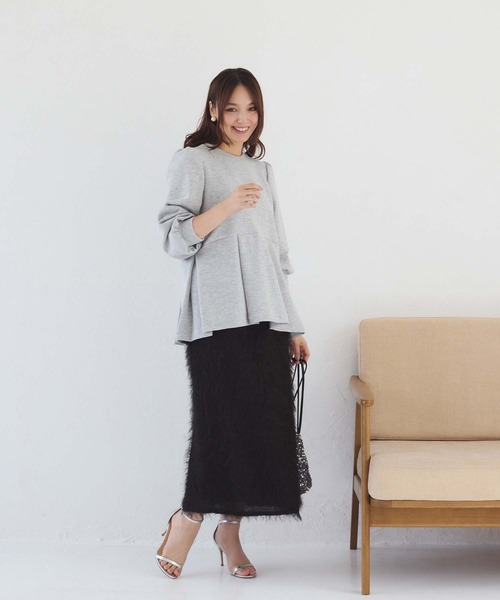fifth（フィフス） トレーナー スウェット ペプラムスウェットトップス