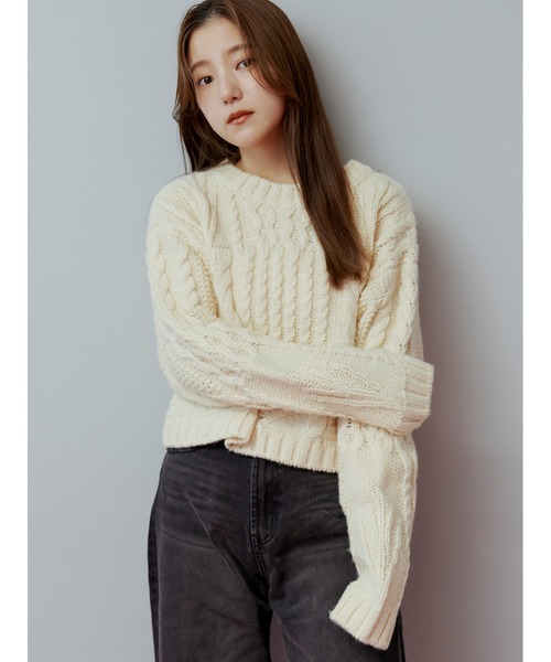 Stylevoice for xxx（スタイルヴォイスフォー） ニット セーター 「yui
