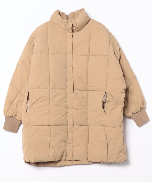 1336♡スナイデル シンダウンブルゾンロングコート【0】ベージュ カジュアル BLANC FICELLE ダウンコート ダウンジャケット 中綿 ロングコート