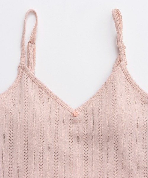 MAISON SPECIAL（メゾンスペシャル） キャミソール Cup In Jersey Lace