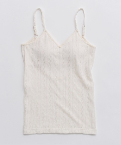MAISON SPECIAL（メゾンスペシャル） キャミソール Cup In Jersey Lace