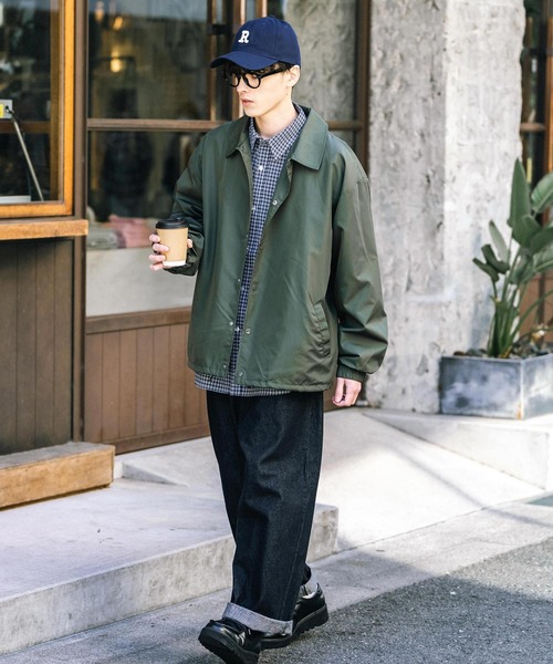 REPUBLIC&CO コーチジャケット サイズS 幾何学総柄コーチジャケット｜MEN｜251HSC30-076C｜AZUL BY