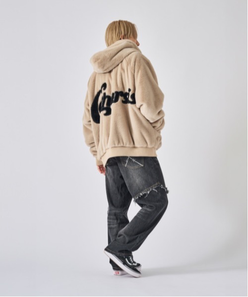 ジャケット・アウター ym730 RE730 ブルゾン アウター 「RE730」もこもこ フェイクファー ブルゾン