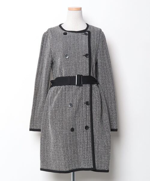 EPOCA（エポカ） ノーカラーコート 40 グレー レディース : ZOZOTOWN