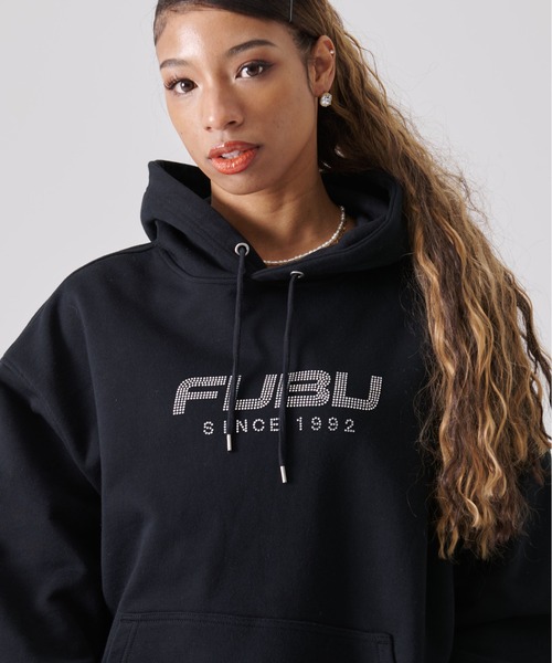 FUBU SPORT パーカー FUBU パーカー フブ BIG ブランド ロゴ 刺繍 長袖 プルオーバー