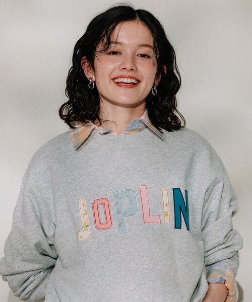 FREAK'S STORE トレーナー スウェット パッチワーク ロゴ