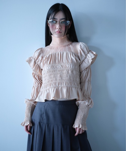 Carmelo ブラウス シャツ ETOILE FRILL TOPS レディース : ZOZOTOWN