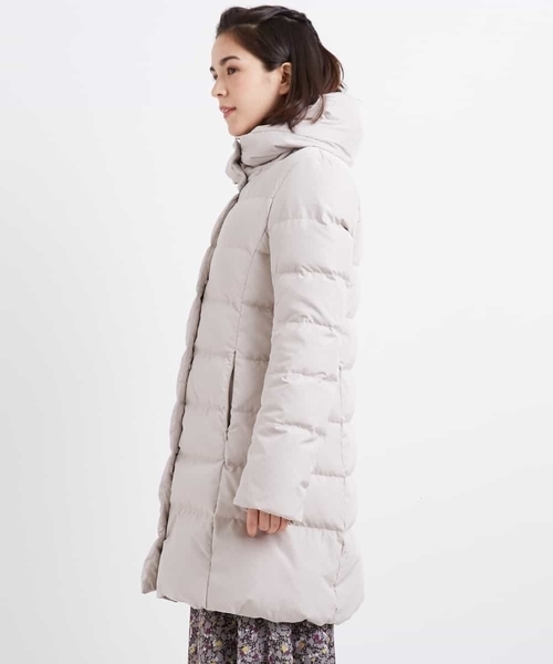 「OFUON」 ダウンコート 38 ベージュ レディース_画像5